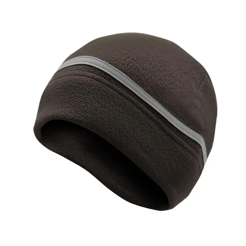 Reflective Warm Hat Winter High Visibility Unisex Beanie Warm Cuffed Winter Hat Safety Beanie Reflective Windproof