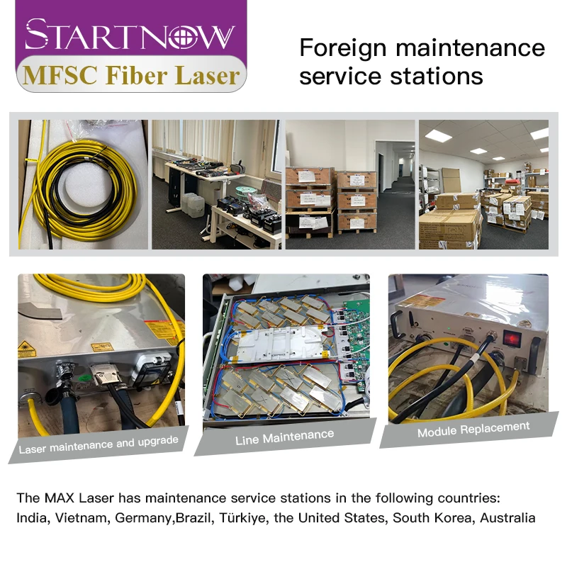 Startnow Fiber Laser Source MAX 1500-3000W MFSC-3000 Single Module CW Laser Power Supply for Cutting Welding Machine