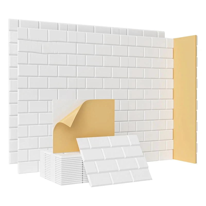 방음 벽 패널 어쿠스틱 패널, 자체 접착 사운드 패널, 16x12x0.4 인치, 12 팩