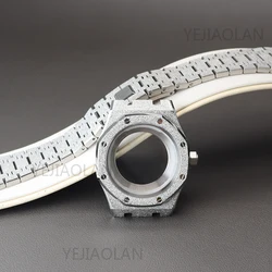 New Releases 41mm Case Bracelet Men's Watch Watchband Parts For Seiko nh34 nh36 nh35 nh38 Movement 31.8mm Dial Sapphire Crystal