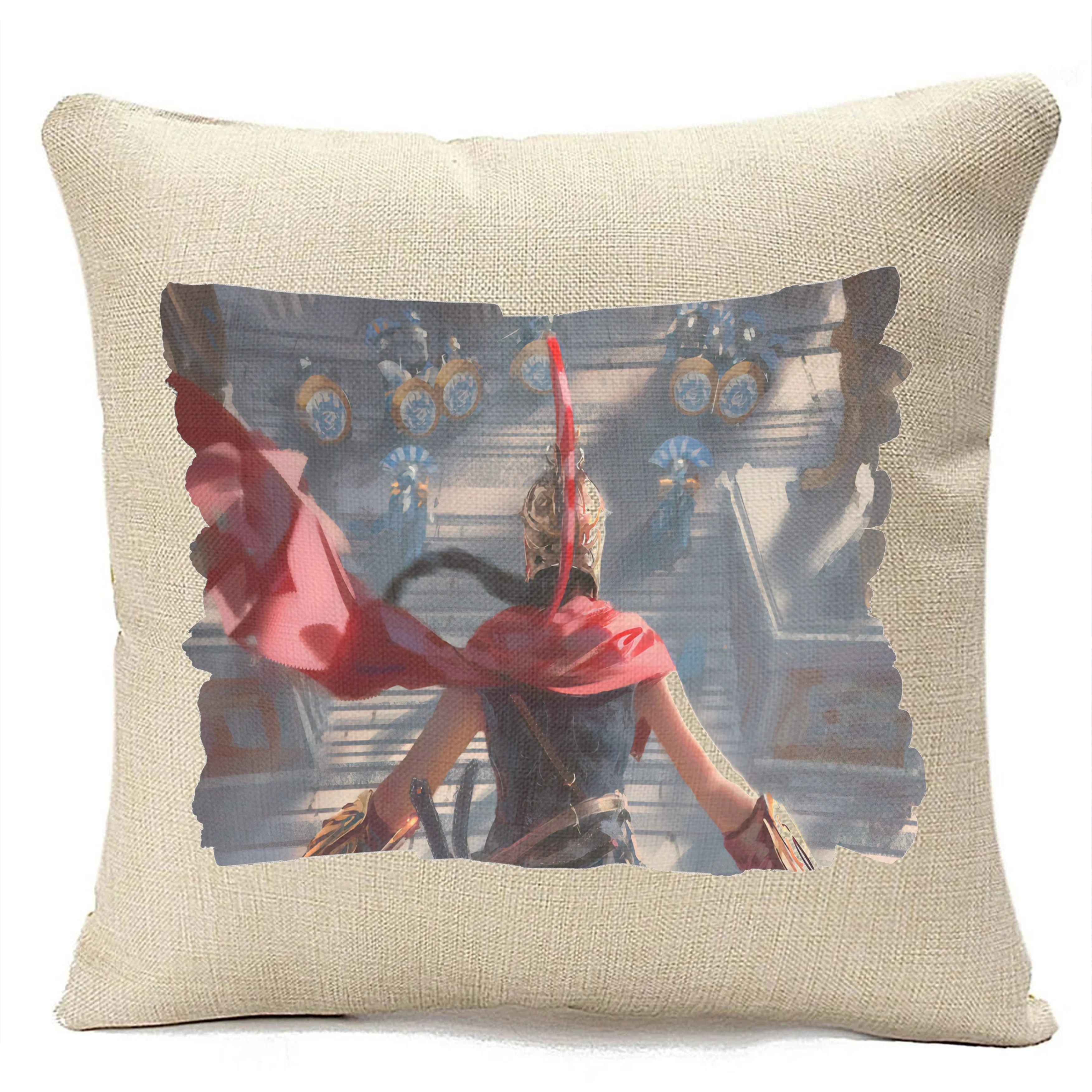 Pillow beige coolpodarok games. ассасинс creed. Games.Assassins Creed.(top view) game Creed games |