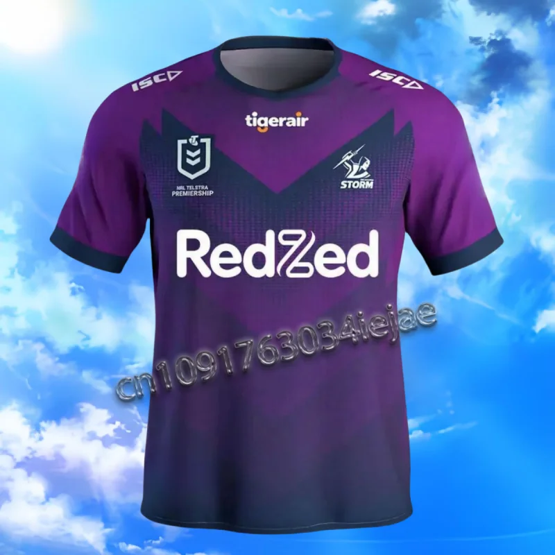 Australian rugby jerseys 3D printed sportswear training tops sports shirt
