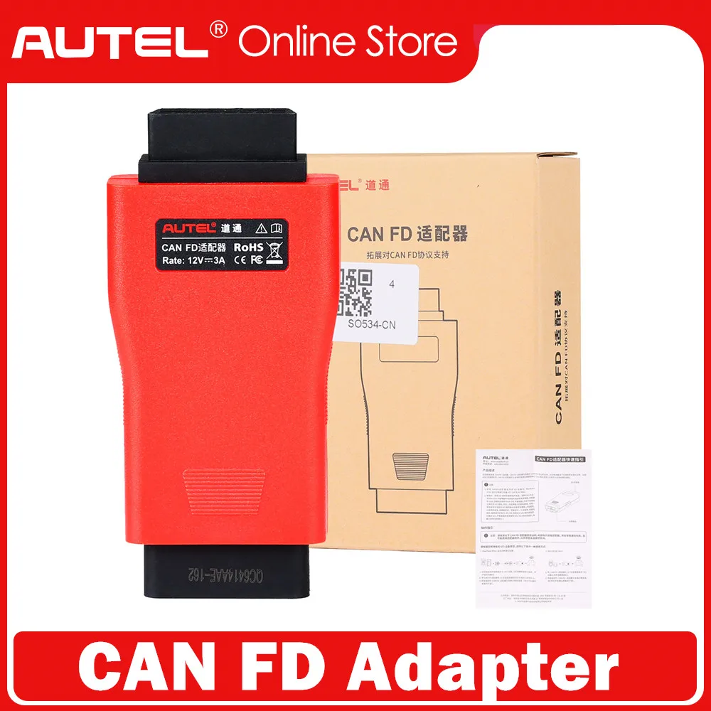 

Original Autel CAN FD Adapter Compatible with Autel VCI work for Maxisys Series Tablets on Vehicles with CAN FD Protocol