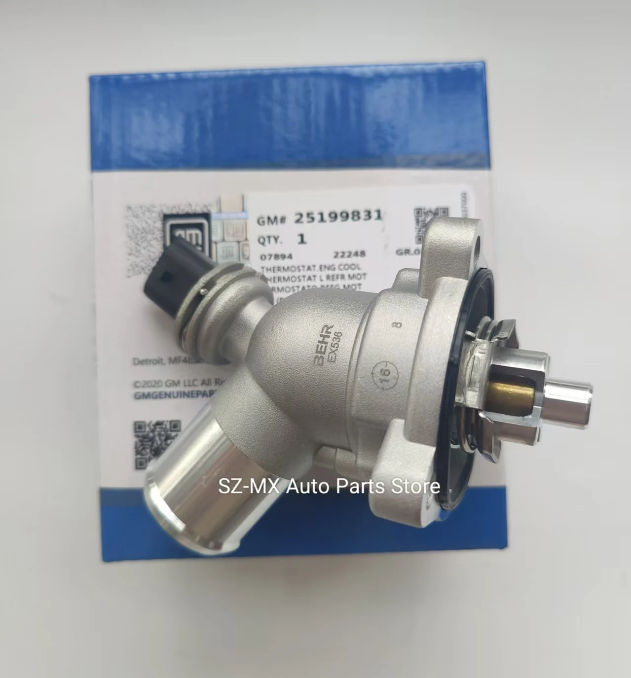 Engine Coolant Thermostat Aluminum Engine Cooling Thermostat Housing Cover Assembly For Chevrolet Spark 1.2L OEM#25199831