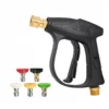 High Pressure Water Gun – M22-14 & M22-15 & 3/8 quick plug  All Copper Spool 4350PSI Multifunctional Home Car Wash Cleaning Gun 5