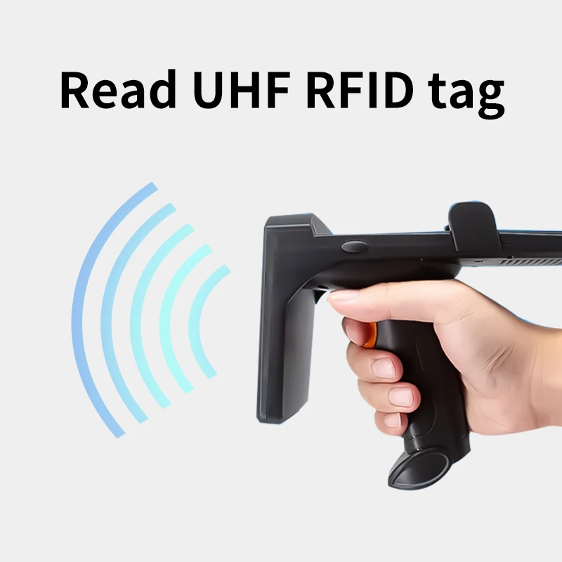 Fonkan Portable UHF RFID Keyboard Emulator USB Bluetooth RFID Tag Sticker 1D 2D Code Scanner UHF RFID Handheld Reader 3