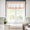 ZEDLIYU Valances for Windows Kitchen Living Room Small Window Valance Greek Vintage Pattern 1 Panel 2
