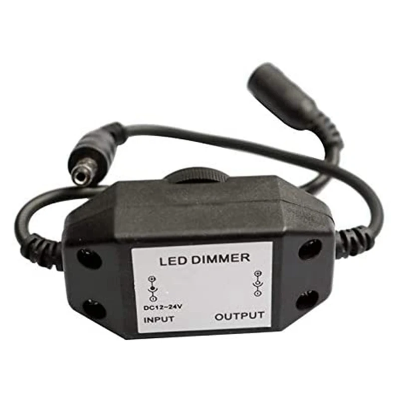 BEAU-2Pcs Dc12 V-24 V 미니 밝기 조절 컨트롤러, 3528 5050 5630 단색 LED 조광기