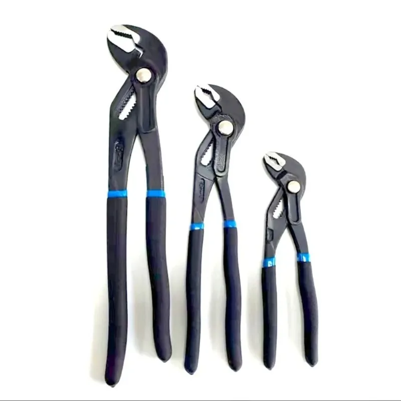 Universal 7/10/12 in Water Pump Pliers Adjustable Quick-release Plumbing Pliers Comfort Grip Large Opening Pipe Pliers Plumbing