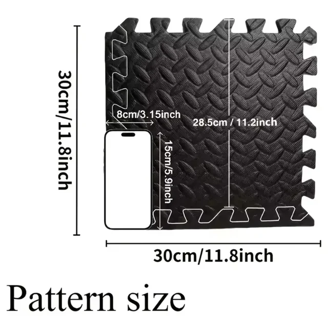 16/20Pcs Baby Jigsaw Puzzle Mat Non-slip Interlocking Fitness Play Mat Eco-friendly Material Suitable for Bedroom Gym Decoration 6