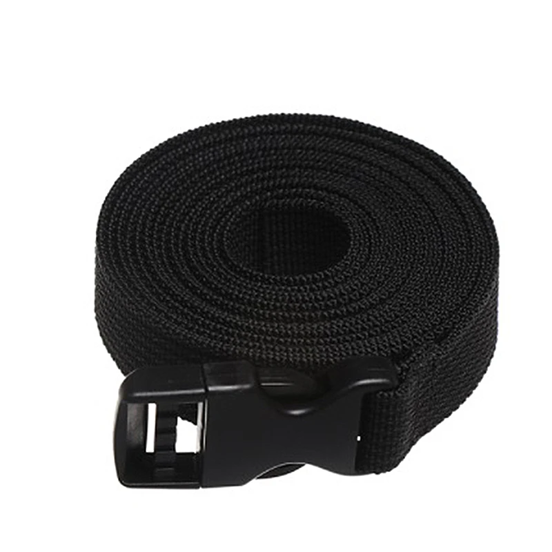 Travel Tied Nylon Cargo Tie Down Luggage Black Durable Lash Belt Strap With Cam Buckle Travel Kits Outdoor Camping Tools