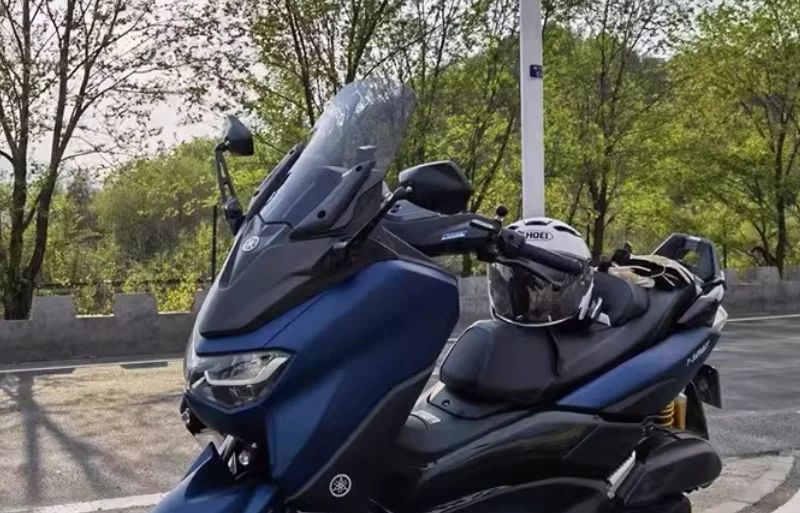 범용 오토바이 백미러 블랙 오토바이 사이드 미러 BMW s1000xr f900xr nmax xj6 Zontes g1 125 Voge 900 dsx