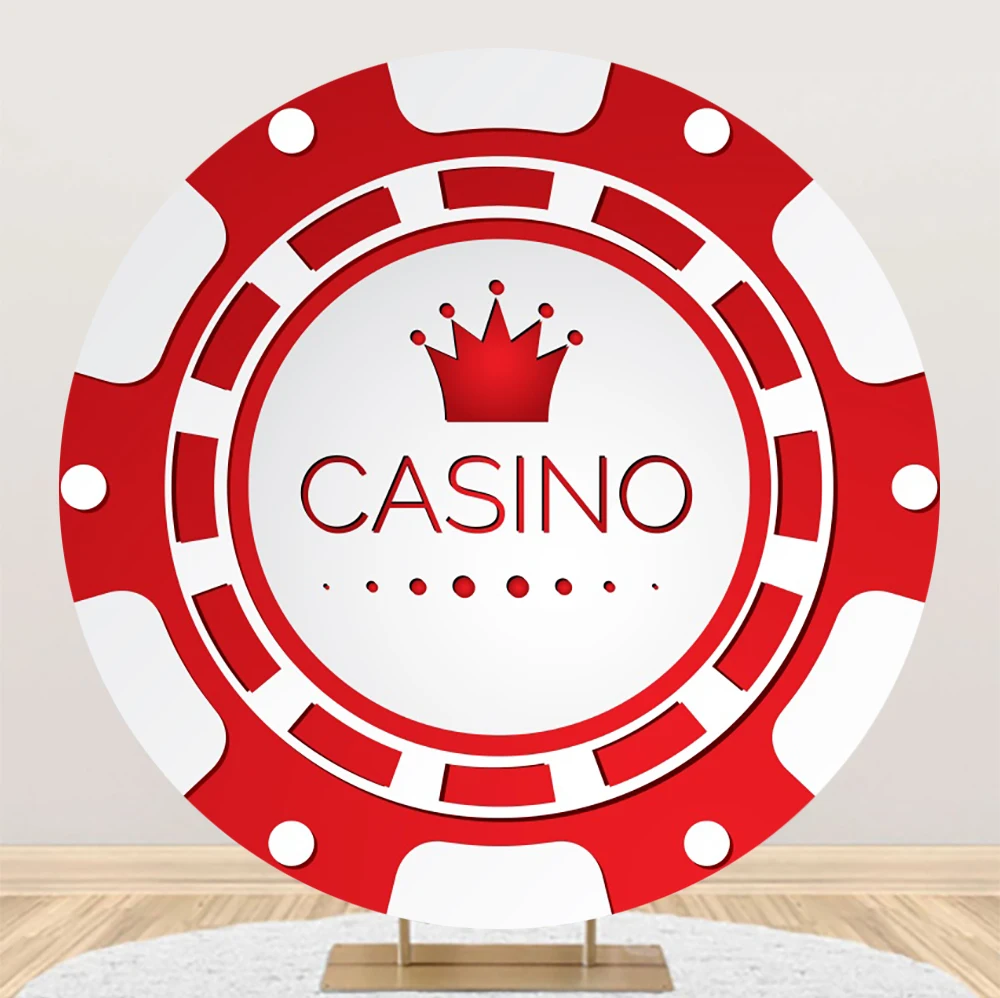 Avezano Casino Night Backdrop – Las Vegas Poker Dice Banner, 70.8x43.3 Inch, Blue Polyester - View #5
