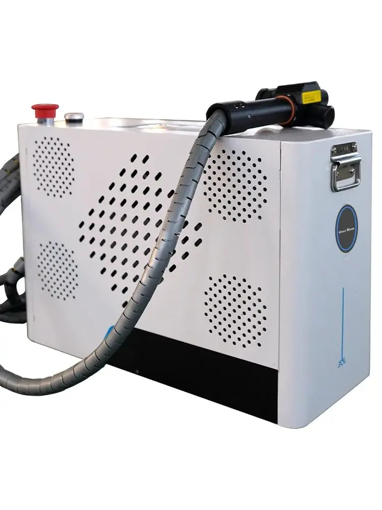 200w  Air cooling machine pulse laser cleaning machine clean car parts  wood metal 6