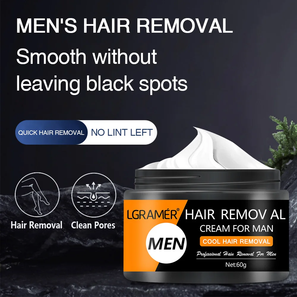 Painless Hair Removal Cream Permanent Hair Remover for Men's  Armpit Legs Arms Hair Growth Inhibitor Depilatory Body Cream 2