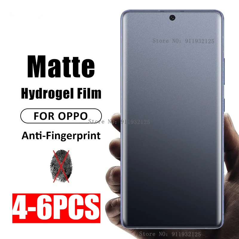 Soft Silicone Matte Hydrogel Film Screen Protector (4-6 Pack)