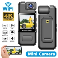 Ultra HD 4K WiFi Mini Camera Portable Digital Video Recorder Police BodyCam Infrared Night Vision Sports DV Riding Camcorder