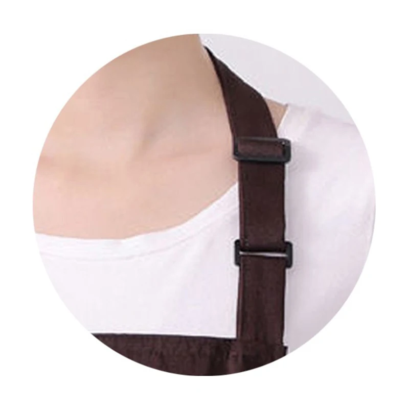 Kitchen Chef Apron Cafe Shop Woman and Man Waiter Apron Bbq Aprons Restaurant Solid Color Cooking Halterneck