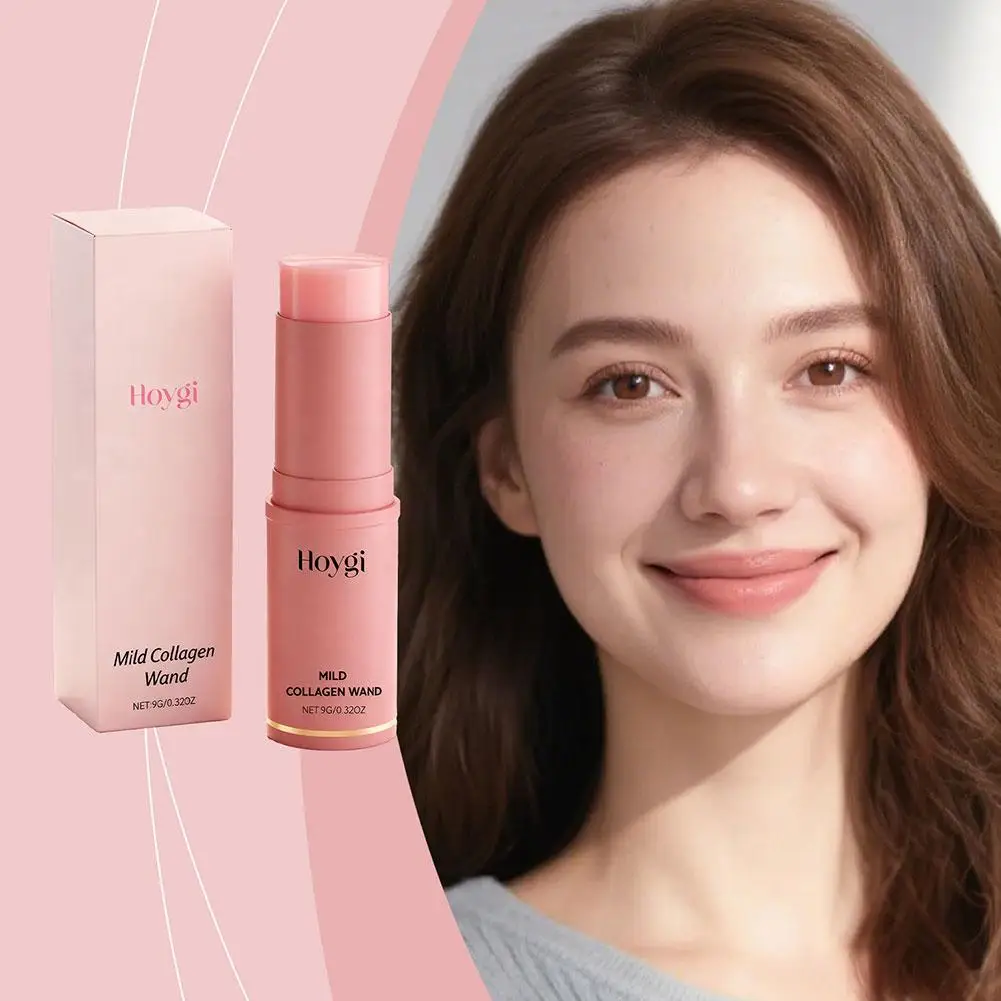 Collagen Skincare Stick Portable Pink Beauty Stick Hydrating Collagen Pink Stick Solid Moisturizi Face Cream Nourishin S3513cf6a31854d42807bf33407f82d57J