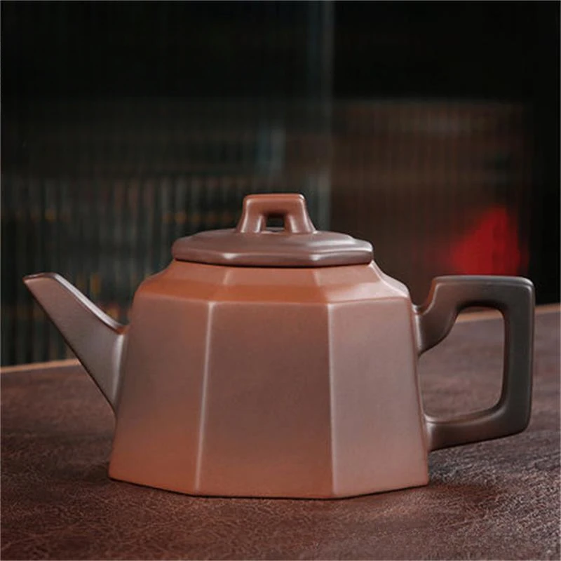 

Chinese Retro Teapot Purple Clay Kung Fu Tea Kettle Home Ceramic Yixing Zisha Tea Set Teaware Pots Tea Infuser Pot