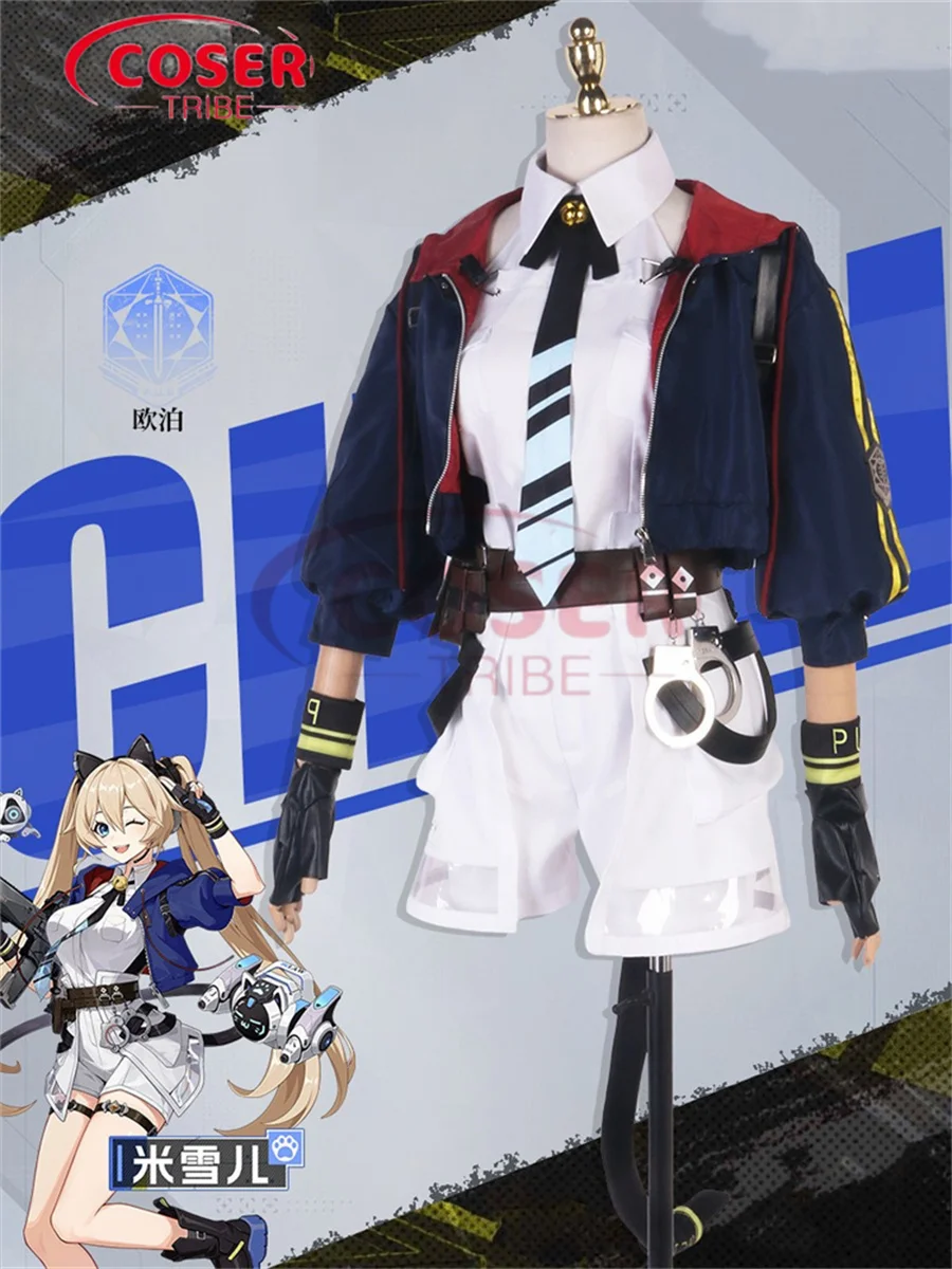

COSER TRIBE Anime Game CALABIYAU MICHELLE Halloween Carnival Role COSPlay Costume Complete Set