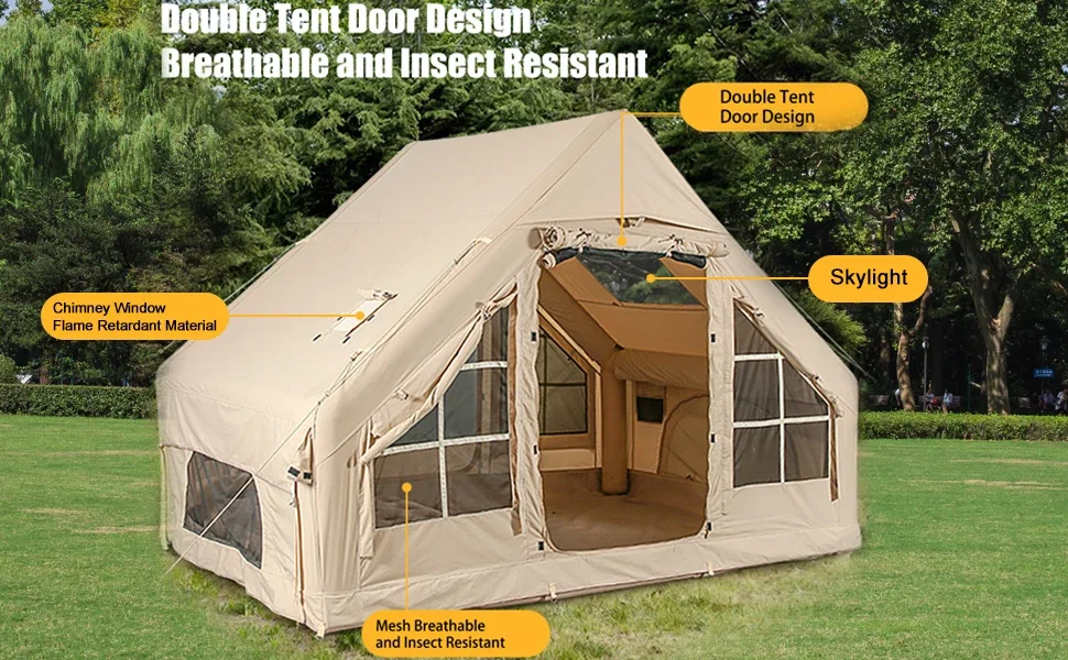 inflatable tent