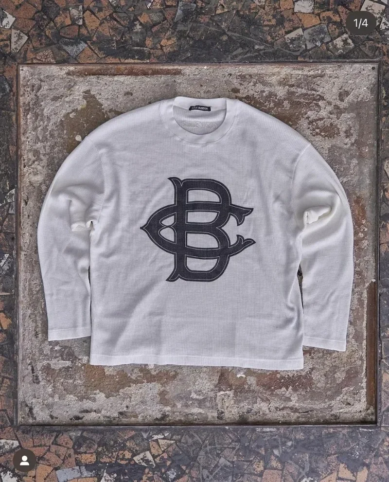 

High Street Long Sleeved Cole Buxton T-Shirt Men Women White London Limited CB Tee Top with Tags