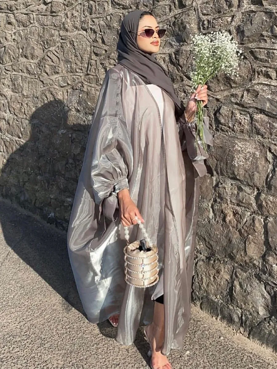 イスラム教徒の女性のための夏のアバヤ,イスラムのドレスドレス,着物