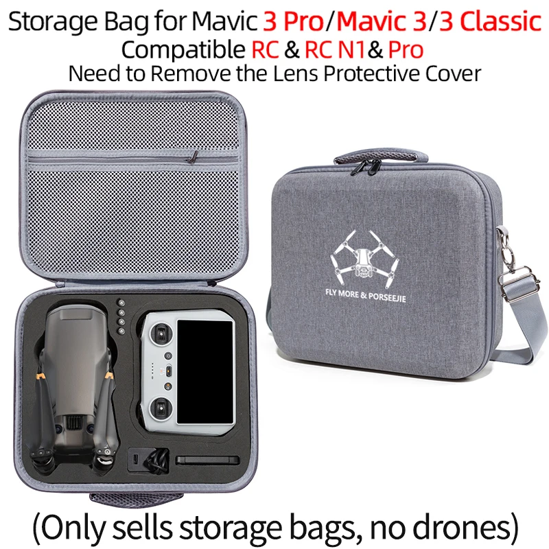 Waterproof Hard Case for DJI mavic 3 pro Bag with Straps High Quality EVA Box Carrying Shoulder Bags for DJI Mavic 3 Accessories