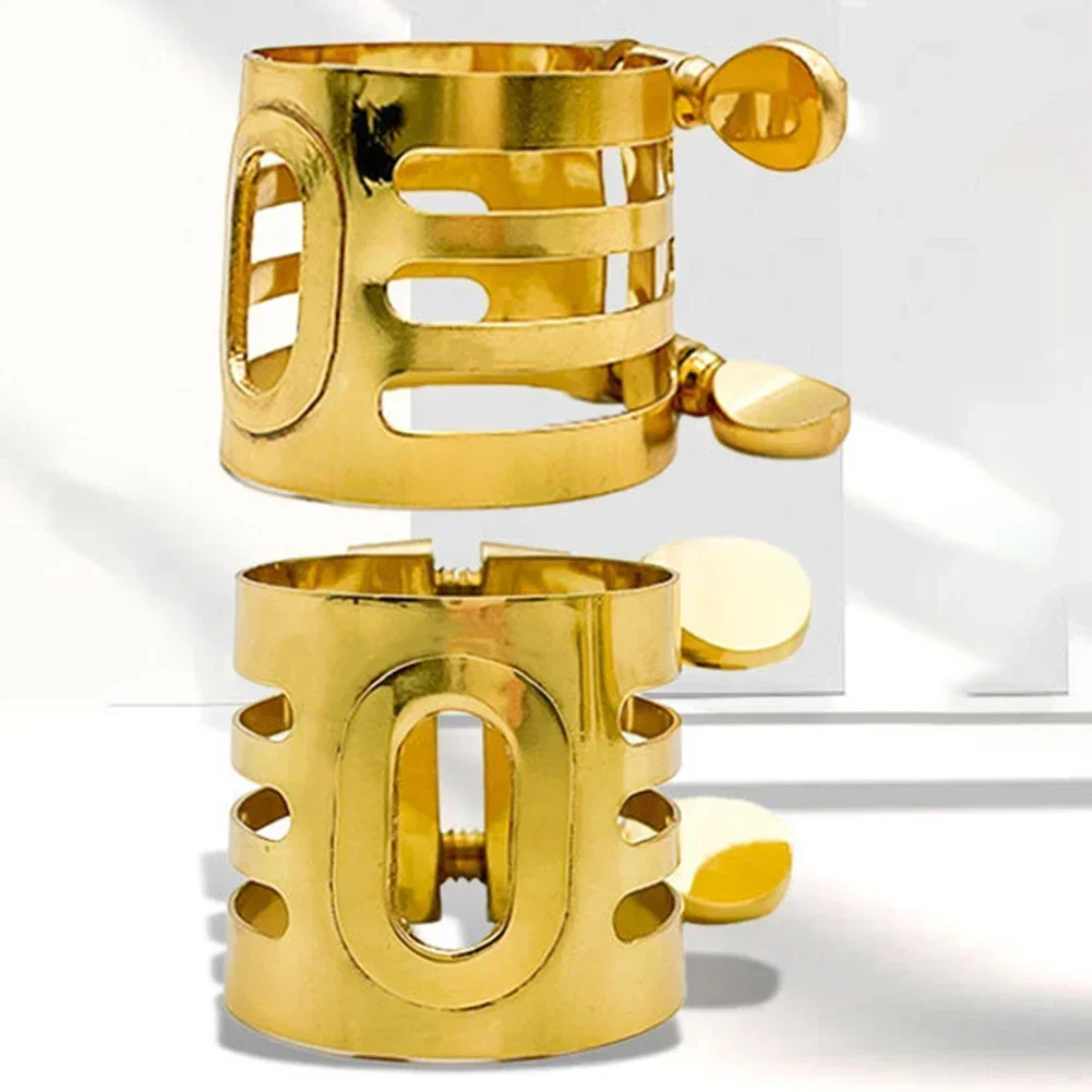 1pc Sax Accessories Flute Head Clip Saxophone Ligature Mouthpiece Clamp Reed Clip Soprano Alto Tenor Sax Clarinet Mouthpiece