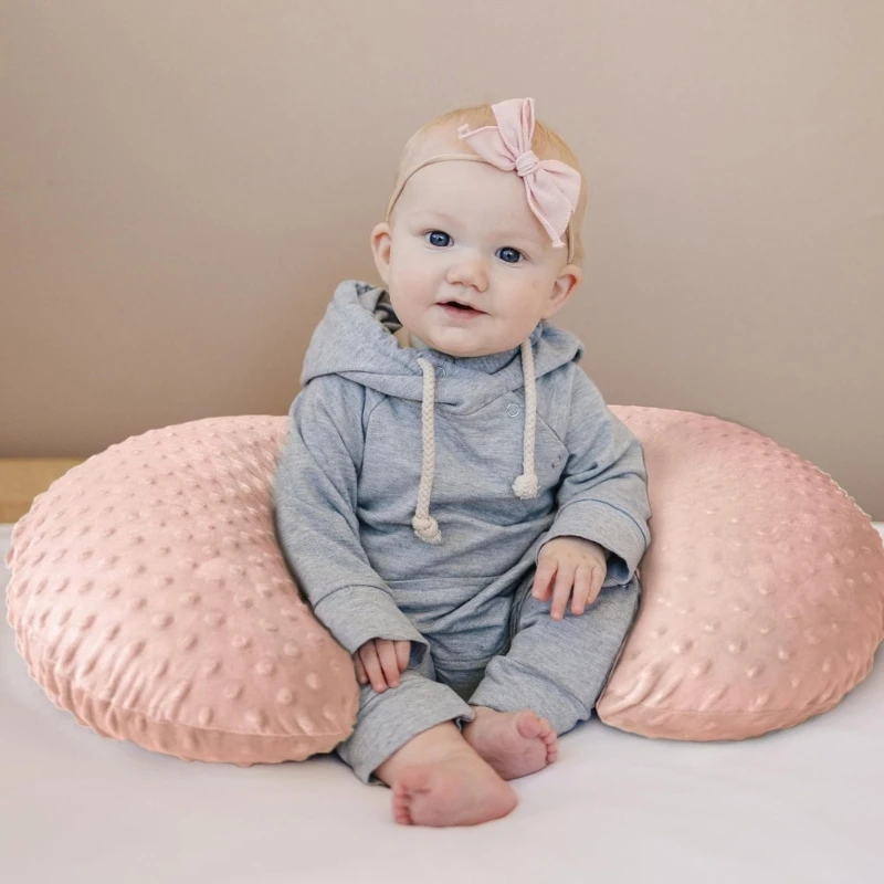 2 PCs Soft Cotton Vintage Floral Baby Nursing Pillow Covers Removable Replacement Baby Breastfeeding Pillowcases Pillowslips