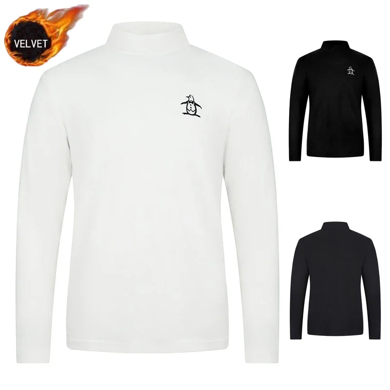 

Men's long sleeved golf jersey, loose fitting jersey, warm and wrinkle resistant, high-quality, fashionable, outdoor leisure spo