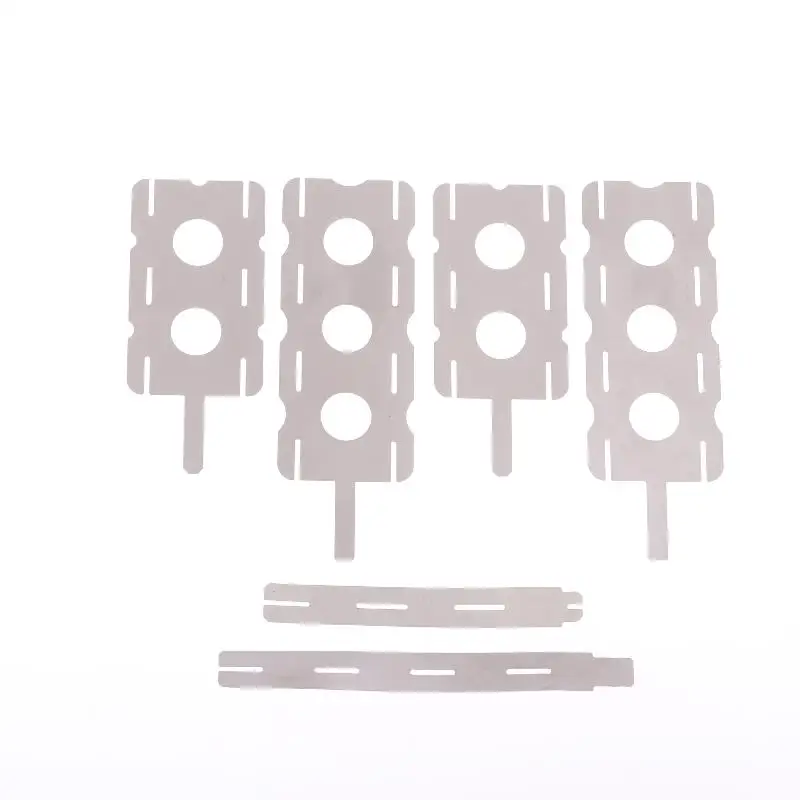 30 Count 18650 Lithium Battery Nickel Sheets, 5Set Polygonal Battery Connection Sheets for Spot Welding Machines