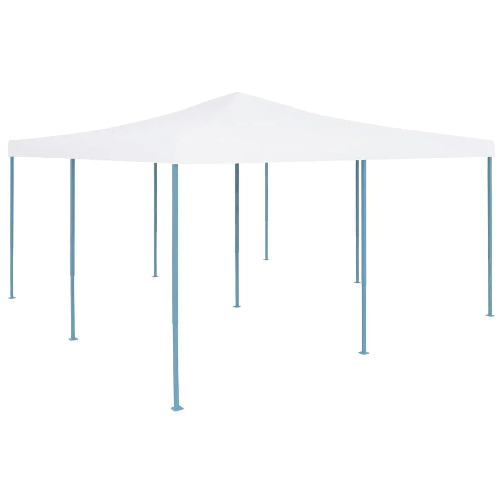 5X5 M Gazebo Pieghevole Bianco Forniture Da Giardino, Baldacchino, Forniture Per Esterni, Tenda Da Sole, Ombrellone, Isolamento Termico E Antipioggia