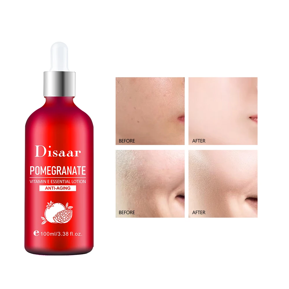 Pomegranate Serum Lotion 100g Vitamin E Essence Anti-Aging Nourishing Revitalizing Skin facial essence niacinamide serum