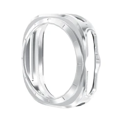 Enhanced Soft TPU Protective Shell Cover - Hollow Bumper Design for Ultra2 47mm (Silver)