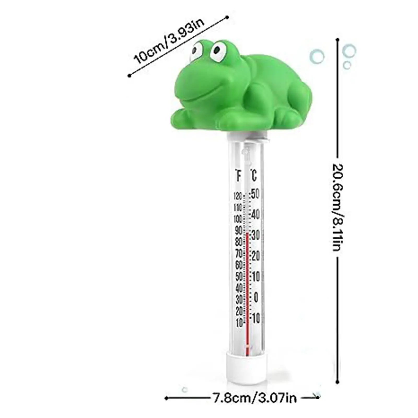 Frog Floating Pool Thermometer Portable SPA Water Thermometer for Fishing Pond Hot Tub Fish Tank Paddling Pool Water Temperature