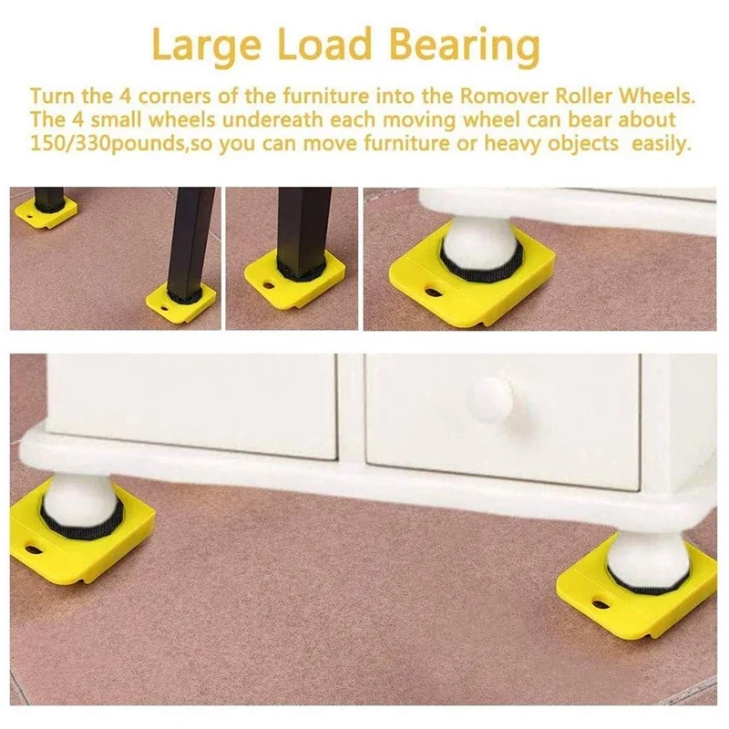 Furniture Sliding Tool Kits, Furniture Movers, Household Appliance Rollers, Moving Tools 6