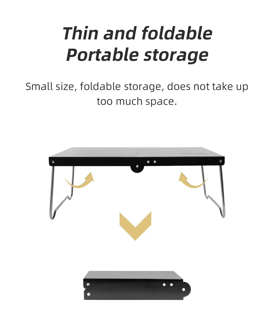Description Picture 5 of itemCamping Portable Foldable Table Small Coffee Tables Ultralight Outdoor Hiking Picnic Table MDF Mini Folding Table New