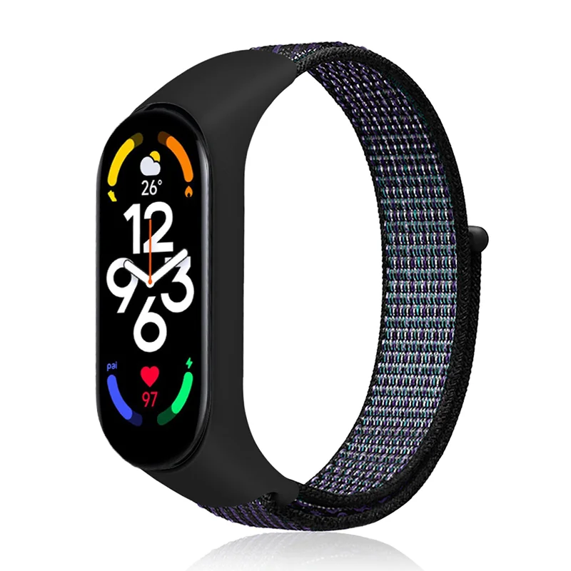 Nylon Sport Loop Smartwatch Replacement Wristband Strap