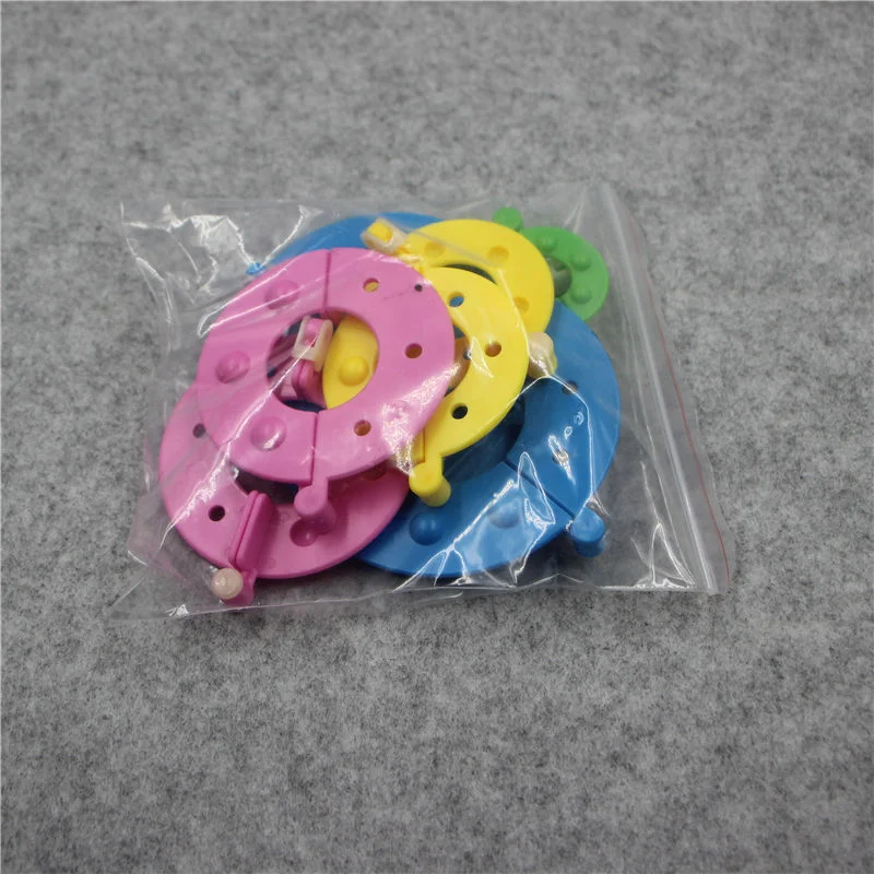 8PCS 4 Sizes Fluff Ball Weaver PomPom Maker Knitting Loom Kit Kids DIY Diy Craft Supplies