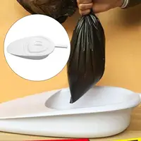 Bedpan Portable Firm Thick Urinal with Cover Reusable Stable Universal Load Bearing Bed Elderly Old Man Home Use Patients 1