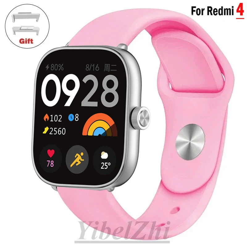 Soft Silicone Sport Bracelet Strap for Smartwatch Wristband Accessories