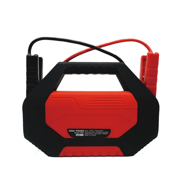 New battery pack car battery jumper cables 24v power bank jumper car battery  lortable jump starter - AliExpress