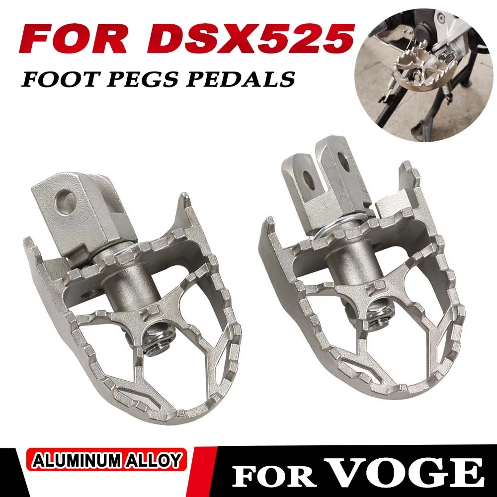 

Rotatable Footrest Footpegs Foot Pegs Foot Rests Pedal for Loncin VOGE Valico DSX 525 DSX525 DS525X 525 DSX DS X 2023 Accesorios
