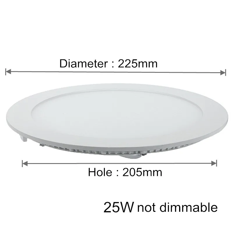 25W not dimmable