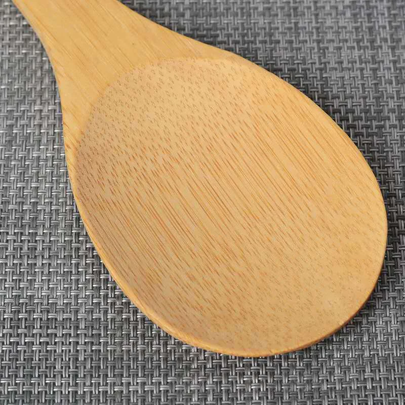Bamboo Spoon Wooden Kitchen Spoon Bamboo Rice Rice Shovel Large Soup Service Kitchenware Tableware 1pc