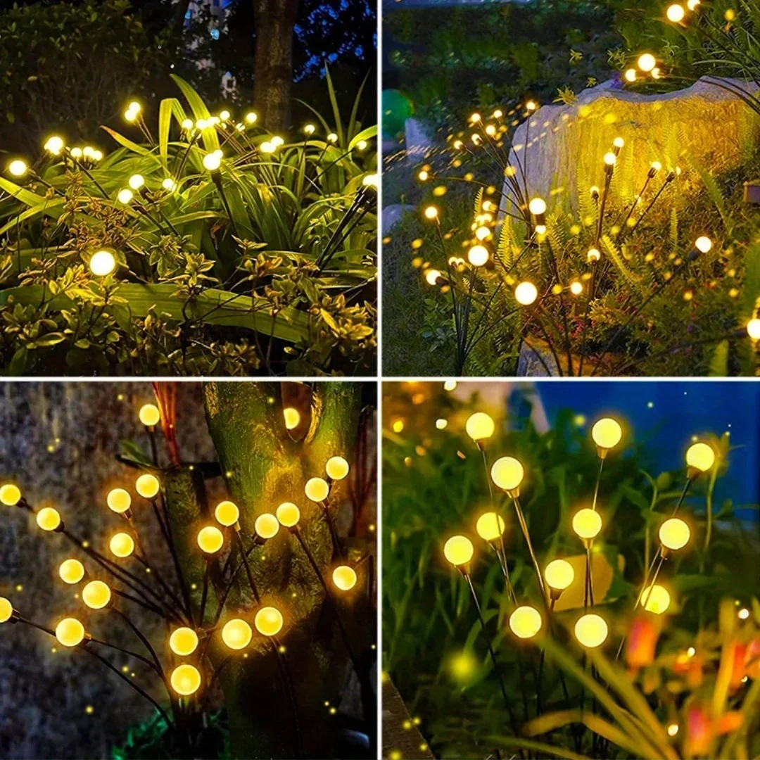 Solar LED Firefly Garden Lights Image 2