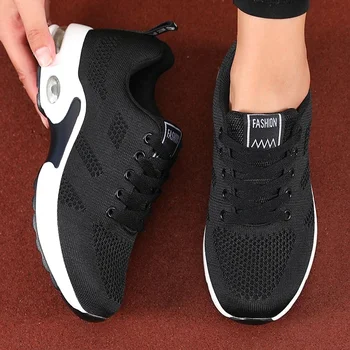 أحذية التنس النسائية العصرية الفاخرة العلامة التجارية دائم العلوي المضادة للانزلاق قوس حذاء بكعب ويدج المسار الميداني الركض السفر النساء الأحذية 5