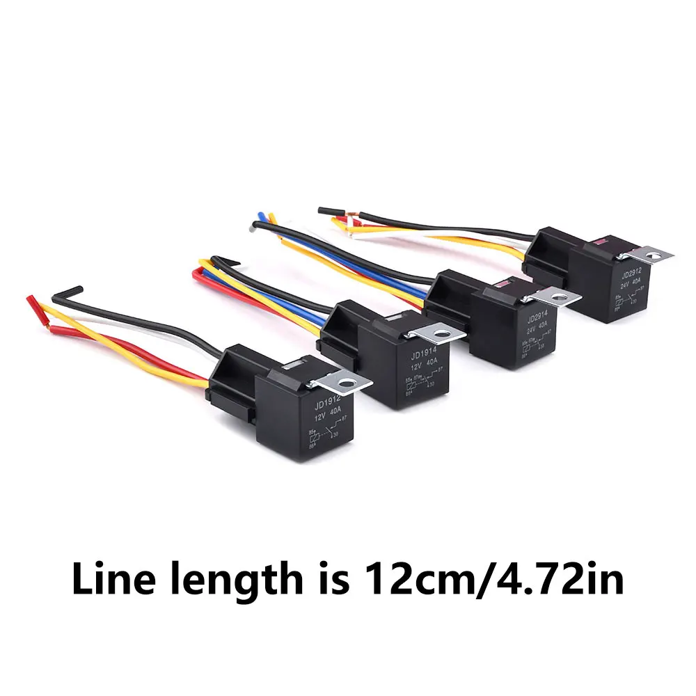 Relè automobilistico impermeabile 4PCS relè 12V con Relè automobilistico impermeabile 4PCS relè 12V con